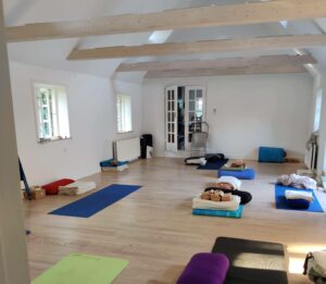 the yoga room